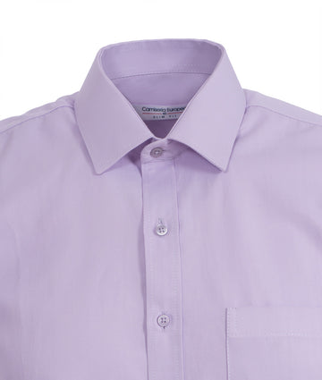 Camisa Formal Satín Lila