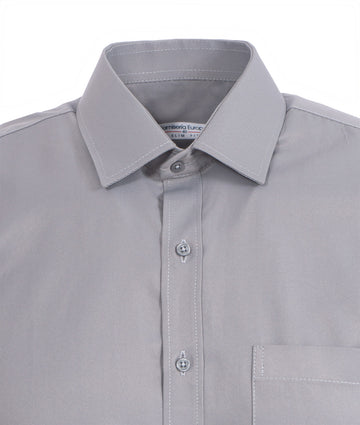 Camisa Formal Satín Gris