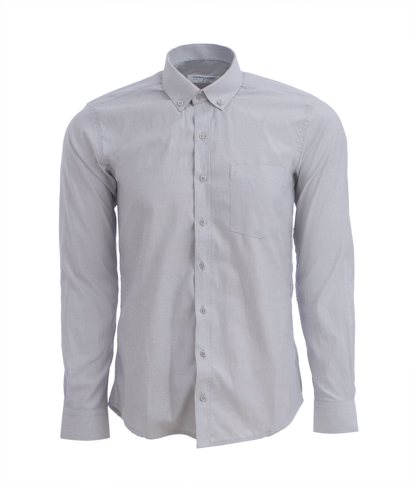 Camisa Oxford Gris