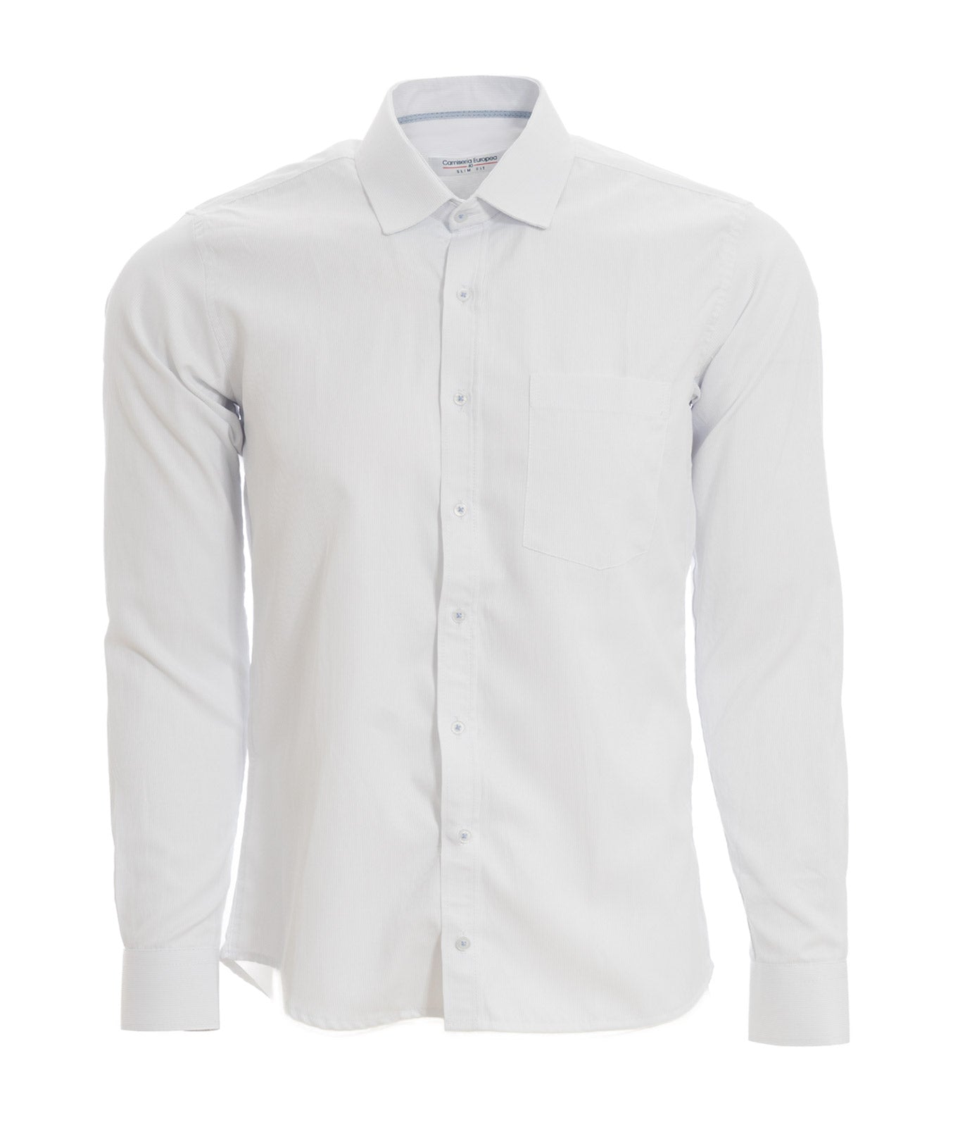 Camisa Blanca Dobby Lineas Verticales