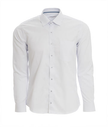 Camisa Blanca Dobby Lineas