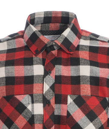 Camisa Leñadora Cuadros Rojos Negros