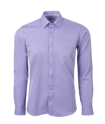 Camisa Formal Satín Lila