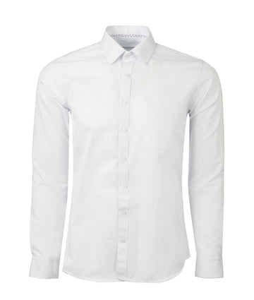 Camisa Formal Satín Blanca